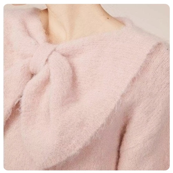 byTiMo Powder Pink Bow Sweater Soft
Fuzzy Alpaca Wool - Picture 2 of 7